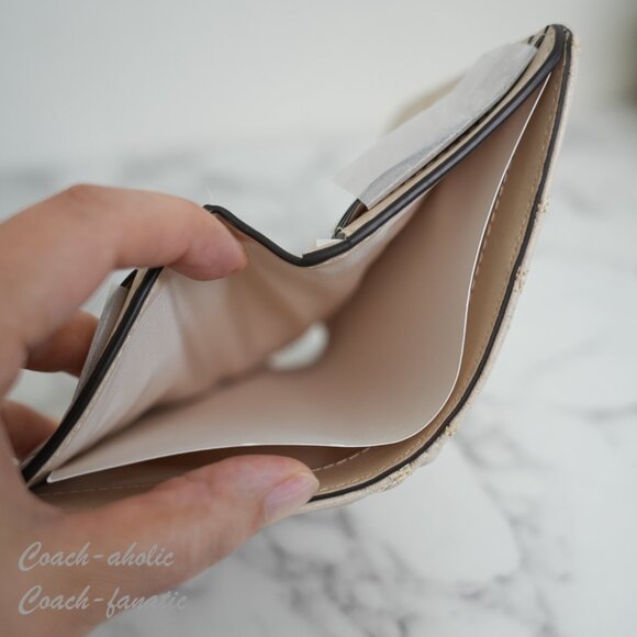 NWT Tory Burch 150077 Willa Leather Medium Wallet In Brie - Picture 8 of 9